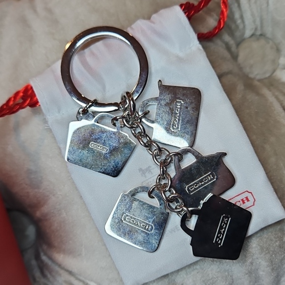 RARE Coach Limited Edition Luggage Travel Bag Charm Keychain Hang Tag - Picture 5 of 6
